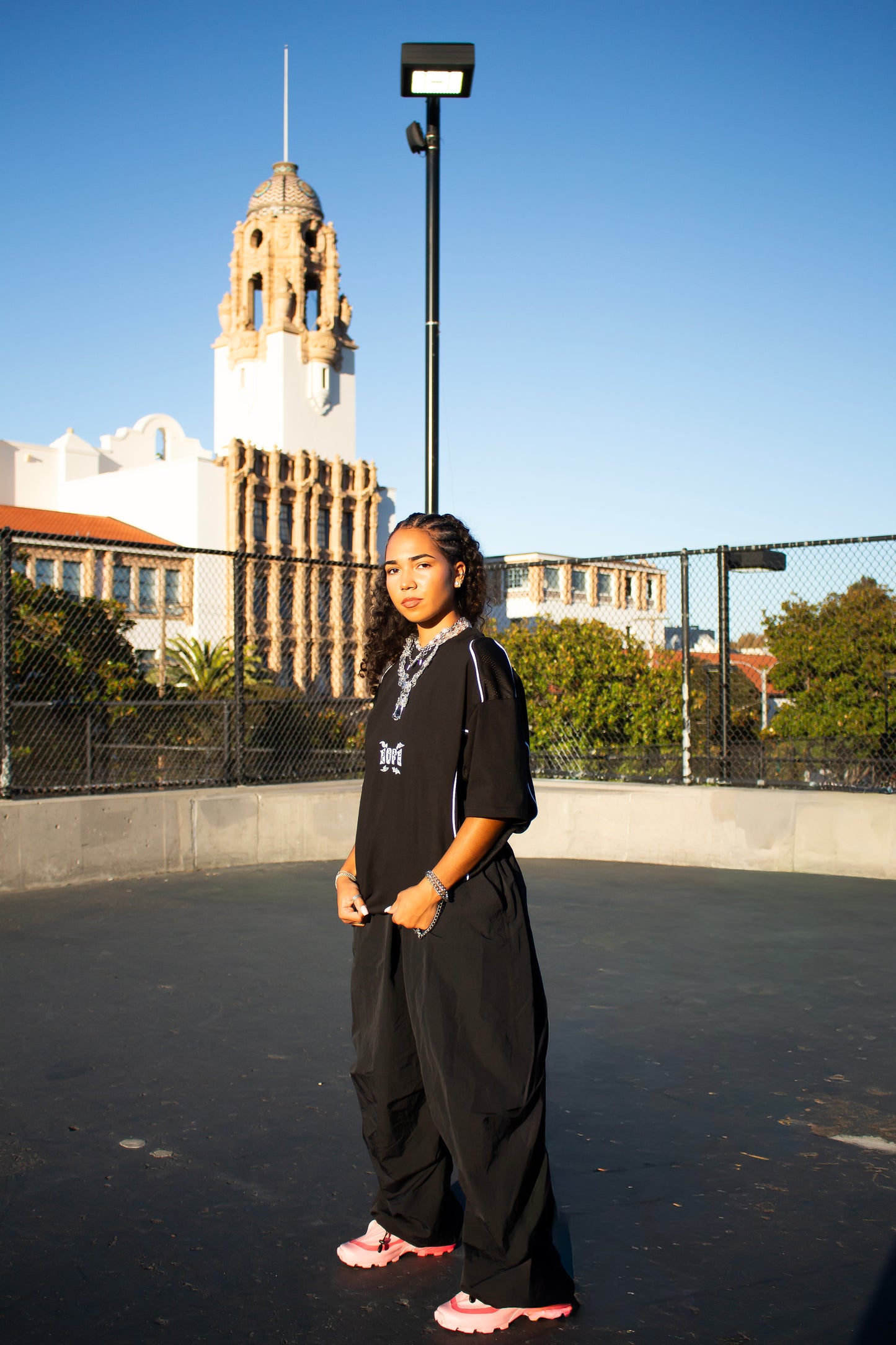 Logo Piped Panel Tee