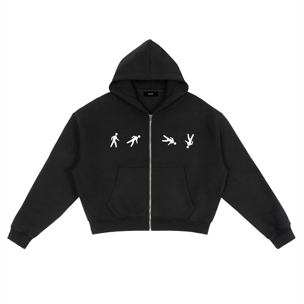 Black Perspective Zip-Up