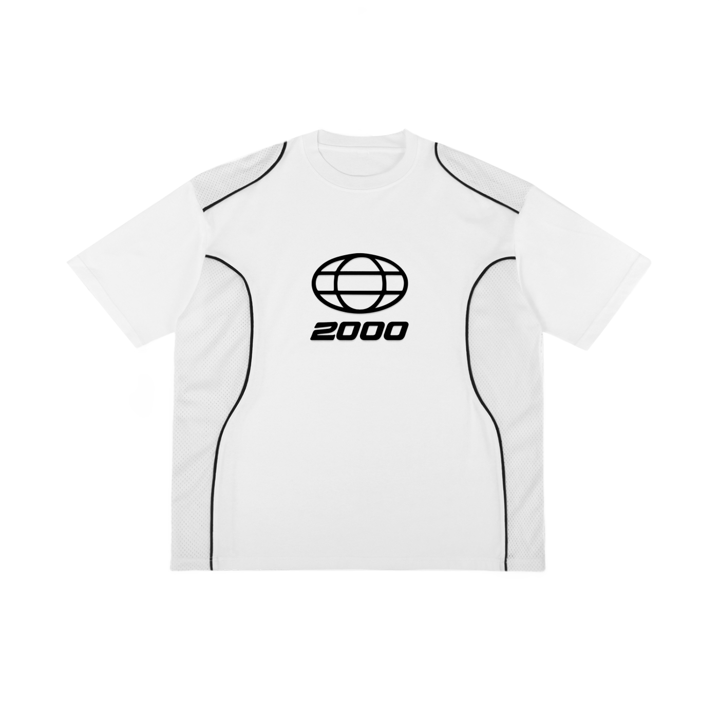 Logo Piped Panel Tee